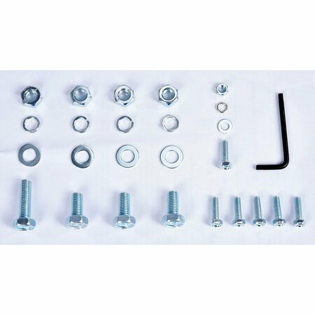 GLOBAL INDUSTRIAL Replacement Hardware Kit for Global Wall Mounted Fans 258321, 258322, 607050, 607051 292795